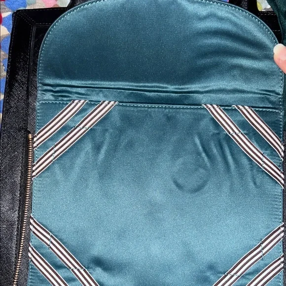 Henry Bendel -  Black Leather laptop Tote - Picture 4 of 15